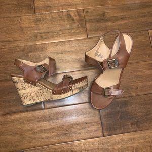 Tan wedges